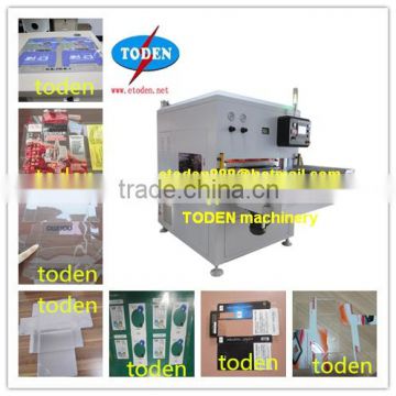creasing and die cutting machine for plastic pvc