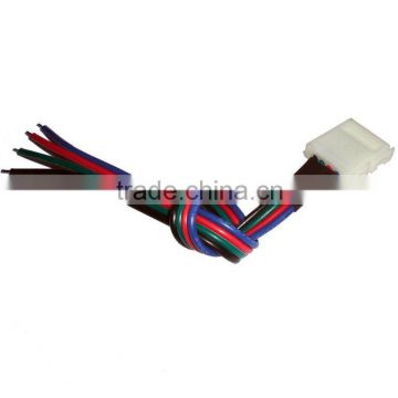 5050 SMD RGB LED Strip Light Connector Cable Wire With 4-Pins Connectors