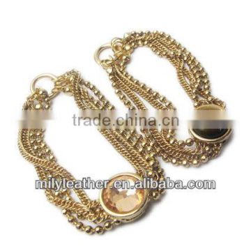 2014 wholesale multi-chain quality fashion bracelet stainless steel fashion magnetic bracelet charm MLCMB008