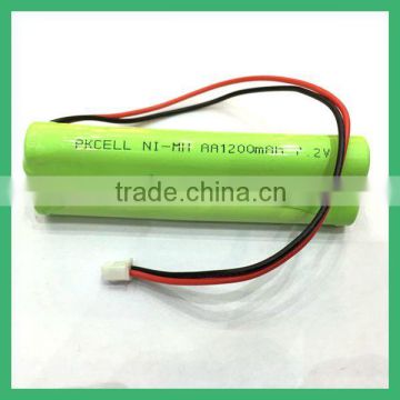 Shenzhen PKCELL 7.2V AA1200mAh NiMH Battery Pack at alibaba.com