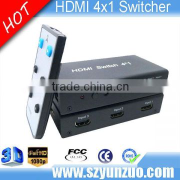 HDMI Switch 4x1 with audio output