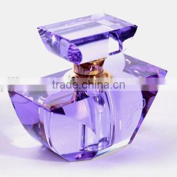 purple crystal perfumn bottle
