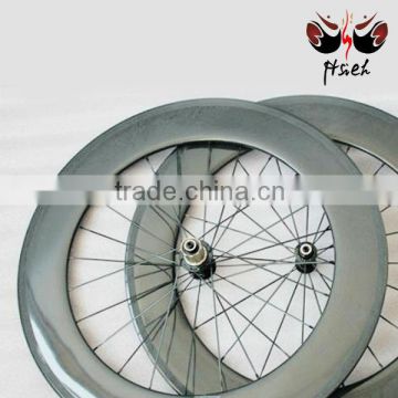 New carbon road bicycle wheel set 700C*88mm rims,only 500g