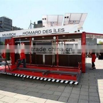 Side Opening high quality modular container shop/ container store