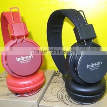 wireless mp3 headset with TF card