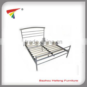 Simple bed frame metal double bed furniture