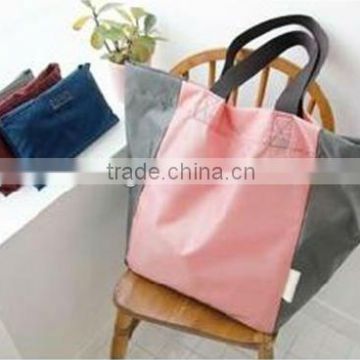 Beautiful multi-function transform folding shoulder bag /shopping organizer bag