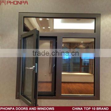 Casement Windows Type and Aluminum Alloy Frame Material aluminum double hung window