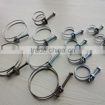 High quality Double wire hose clamp hose clip