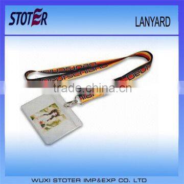 factory sale ID card holder with lanyard st7010