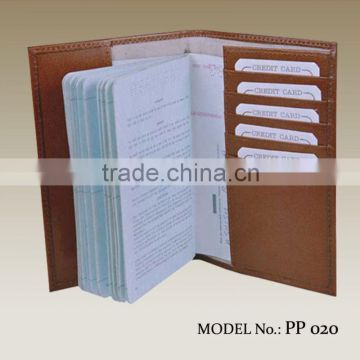 cheque book/pass book holder wallet