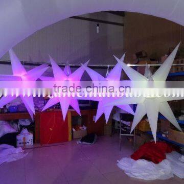 New advertising led inflatable stars for decoration for sale