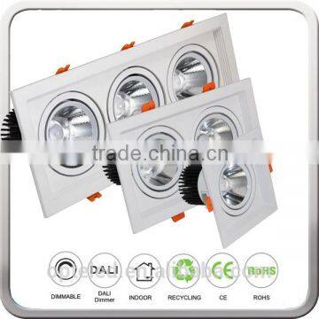 2*30W LED Downlight 3X30W LED Dow Light Grille Recessed Ceiling Mounted