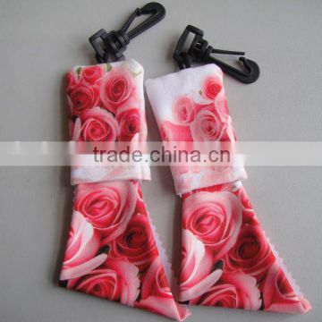 specialized cloth key chain for gift digital printing