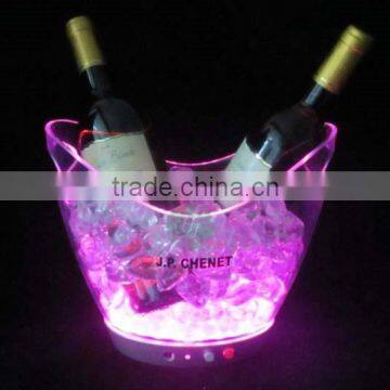 Wholesale plastic led lighted belvedere ice bucket
