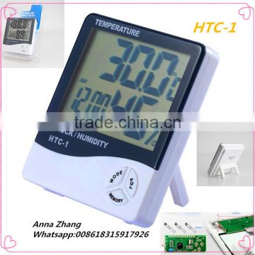 Hot Sale Colorful HTC-1 digital thermometer hygrometer measure temperature and humidity