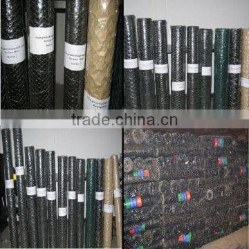 galvanized chicken wire netting/galvanized hexagonal wire mesh/hexagonal chicken wire mesh