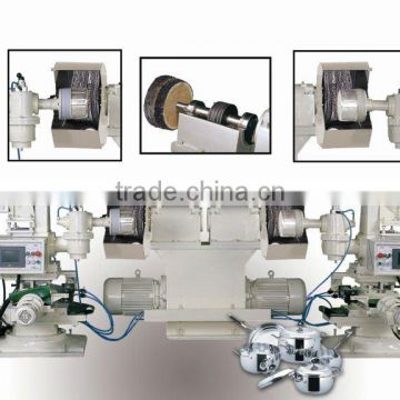 Automatic polishing machine for stainless steel utensil