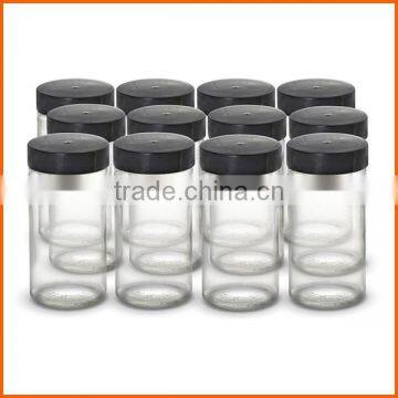 Cheap glass spice jar with lid wholesale