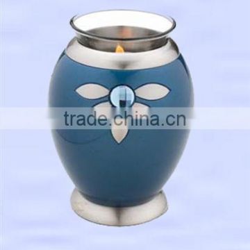 New look Candel Light blue Cremation Urn, Urn for cremation