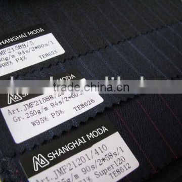 blended worsted wool fabric w95/p5 moda-t064