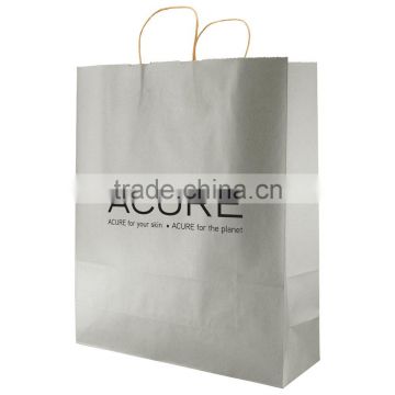 USA Made Precious Metals Kraft Shopping Bag - made of kraft paper, dimensions are 16" x 6" x 19.25" and comes with your logo.
