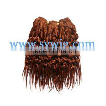 Short curly weave hair extension/wholesale buy direct from china weft hair extension