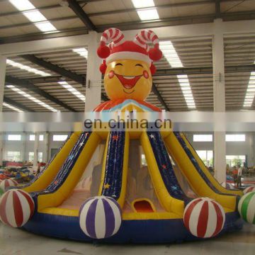 AOQI products great attraction colourfull clown inflatable bouncer AQ991for kids bouncing