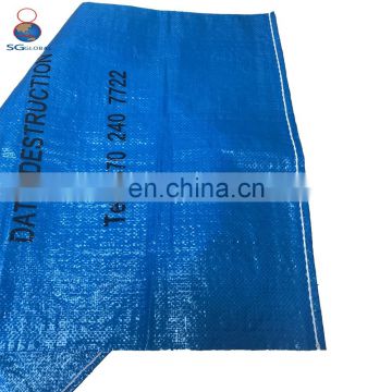 China Manufacturer Wholesale Printed 50kg Woven Polypropylene Bags