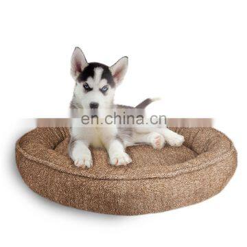 Jianicat Round soft plush indoor pet dog beds