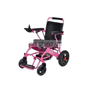 The Cheapest Electric Wheelchair Lightweight Folding Electric Power Wheelchair for Sale Rehabilitation Therapy Supplies TEW007D