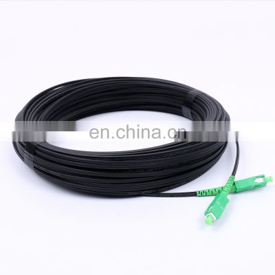 50meters SC UPC/APC Indoor Single Mode G657A Simplex kabel serat patch FTTH Drop Cable Patchcord SC Fiber Optic Patch cord