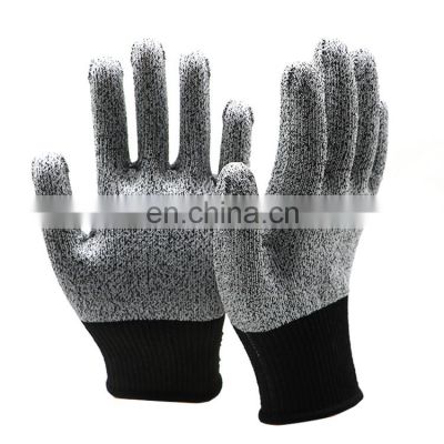 Anti cut industrial grade level 5 cut resistant gloves