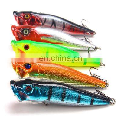 Topwater popper lures 12.5g 9cm lifelike hard bait hard fishing lures for sea fishing freshwater fishing