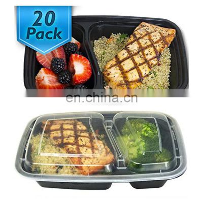 Reusable Microwave Safe Meal Prep Food Delivery Storage Containers with Lids