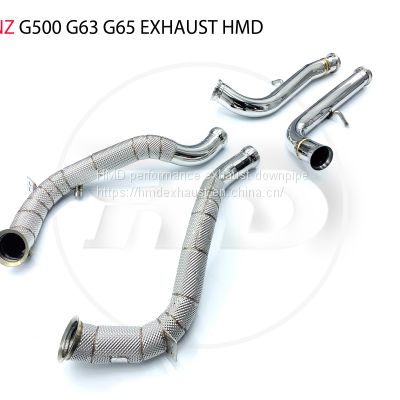 Exhaust Manifold Downpipe for Benz G500 Car Accessories With Catalytic Converter Header Without cat pipe whatsapp008613189999301