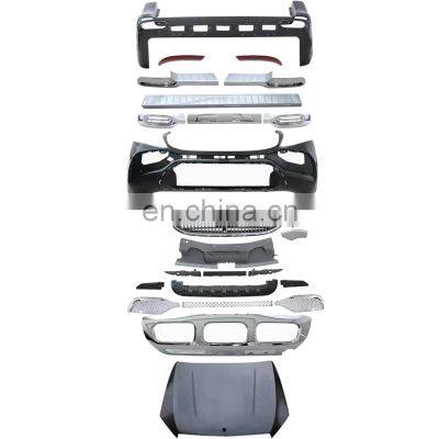 For 20-22 MERCEDES BENZ GLS X167 Facelift Maybach Style Upgrade Bumper Body  Kit