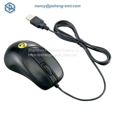 Antistatic plastic wired computer mouse for SMT production line