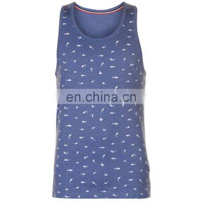 Wholesale supplier customize sports fitness gym tank top men fitness custom made vests singlets