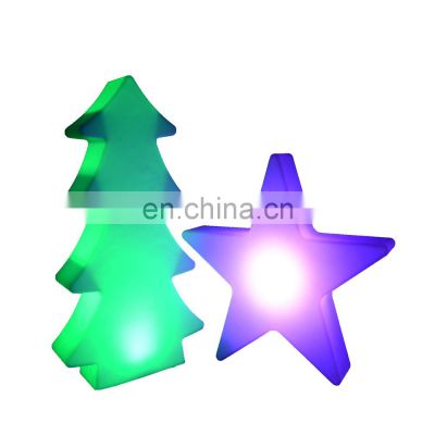 atmosphere led outdoor decoration light rgb clear star shape Christmas lights waterproof led light CE/ROSH certificate
