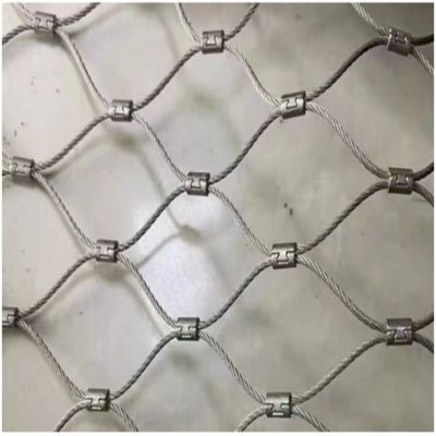 304 stainless steel rope net, balcony anti-falling woven net, flexible decorative wire mesh, zoo security fence