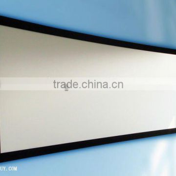 Frame projection screen