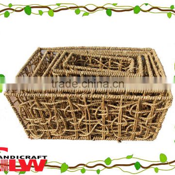 Spring seagrass storage basket,set of 5