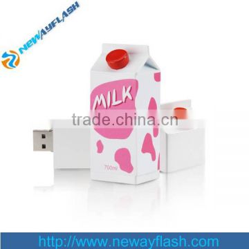 New product milk bottle usb flash drive wholesale