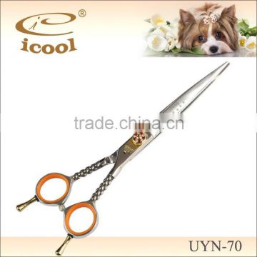 Professional SUS440C stainless steel and Japanese Pet grooming scissors