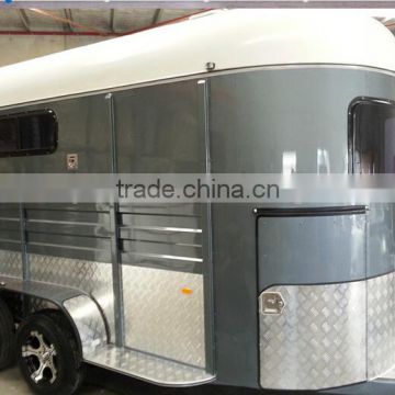 China Manufacturer 2 Straight Standard Horse Box Trailer Sales for Austrilia