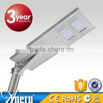 Anern 3 years warranty IP66 integrated solar street light all in one