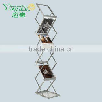 6 tier acrylic brochure display