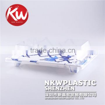 KW-0002 disposable sushi box ,frozen food tray packing, takeaway food box