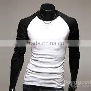 O-neck long sleeve T-shirt for men